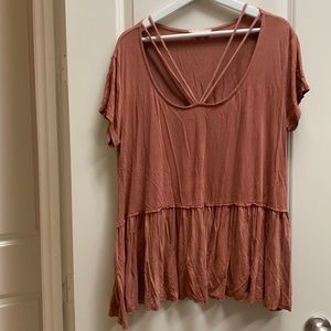 Anthropologie top - copper colored